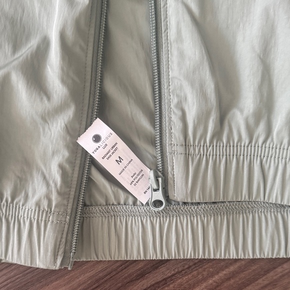 Yogalicious Light Green Bomber Jacket - Picture 3 of 6